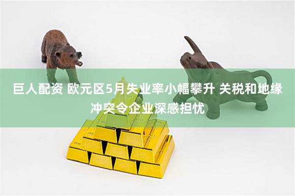 巨人配资 欧元区5月失业率小幅攀升 关税和地缘冲突令企业深感担忧