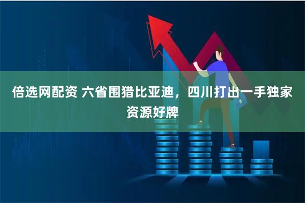 倍选网配资 六省围猎比亚迪，四川打出一手独家资源好牌